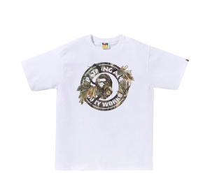 Buy Bape Tree Edge Camo Busy Works Tee White at Sasom – Authentic and Ready to Ship