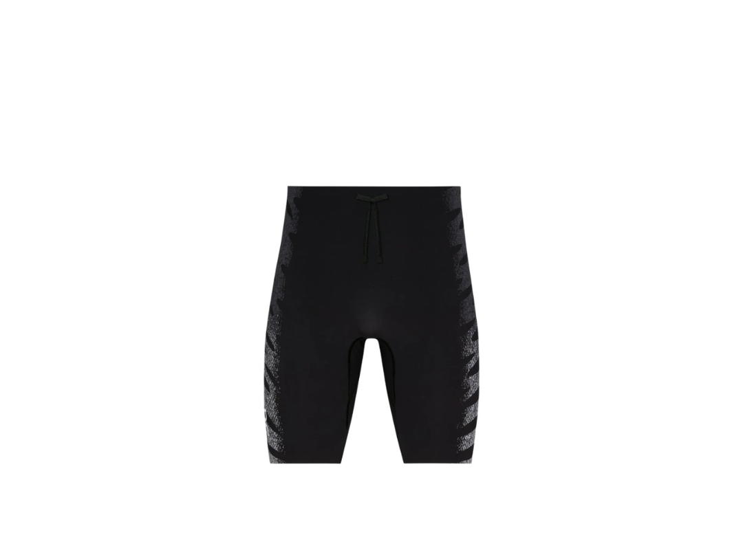 On On Zero Half Tights Iron White