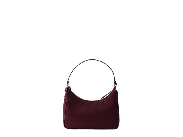 Prada Prada Re-Edition 2005 Re-Nylon And Saffiano Mini Bag Burgundy - view 2