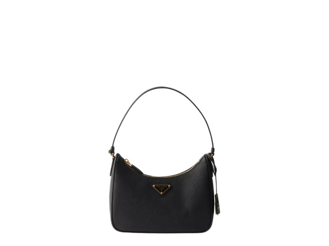 Prada Prada Re-Edition 2005 Saffiano Leather Mini-Bag Black