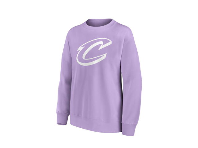 Fanatics Fanatics Unlabeled Cleveland Cavaliers Mono Logo Graphic Oversized Crew Sweatshirt - Womens - view 1