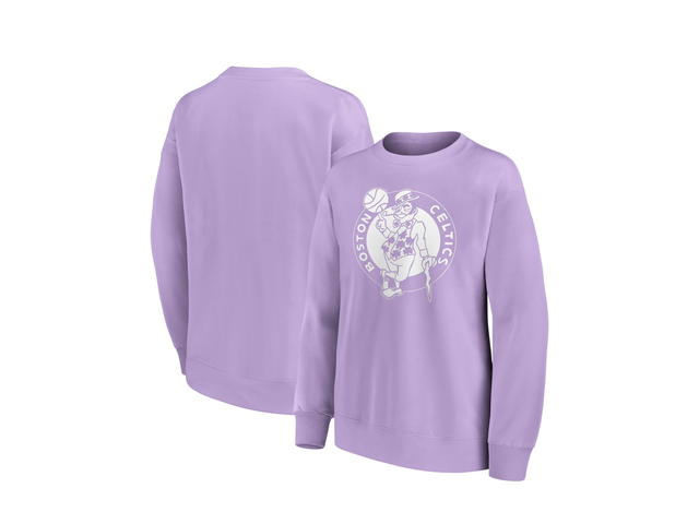Fanatics Fanatics Unlabeled Boston Celtics Mono Logo Graphic Oversized Crew Sweatshirt - Womens - view 1