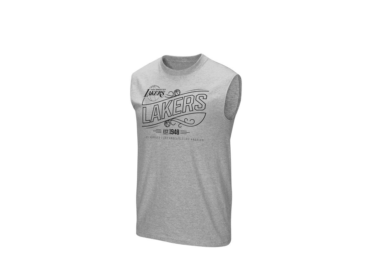 Fanatics Fanatics Unlabeled Los Angeles Lakers NBA Buzzer Tank - Mens