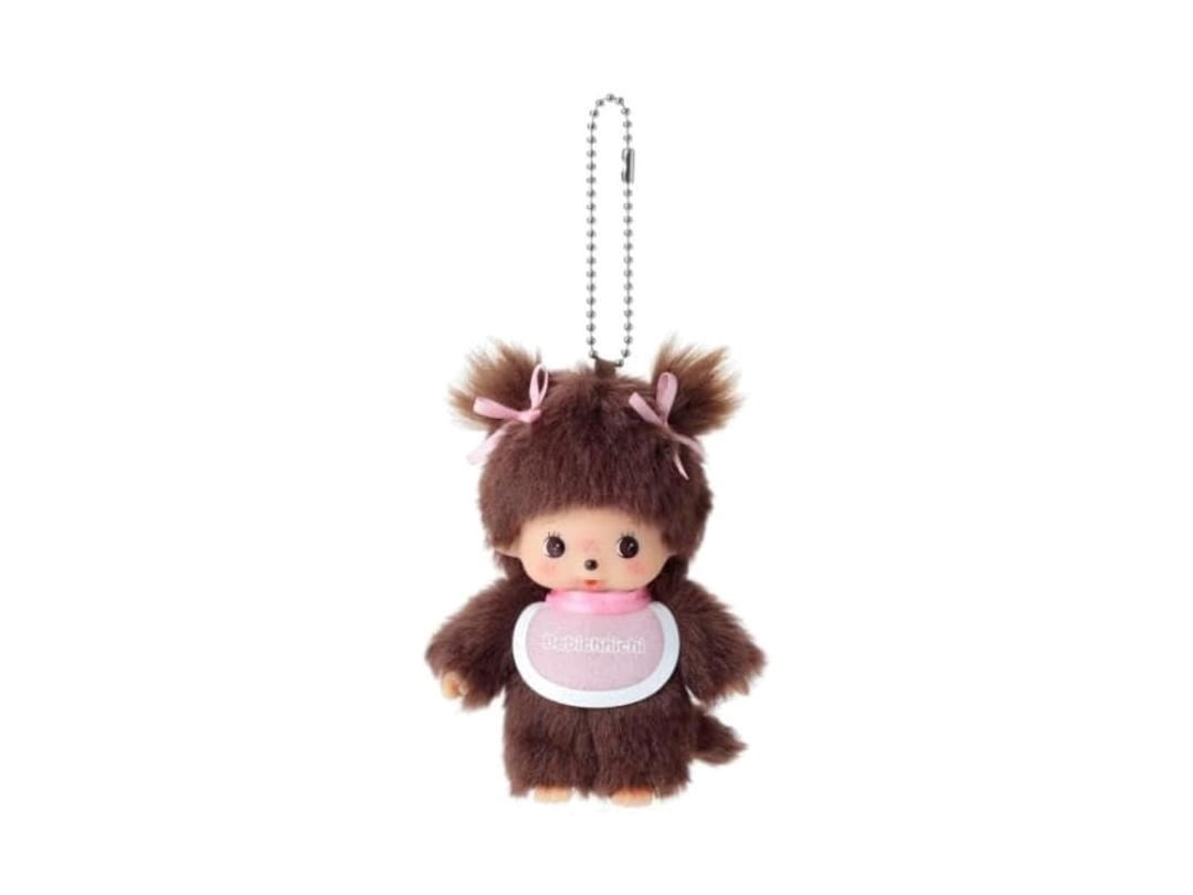 Monchhichi Monchhichi Sekiguchi Bebichhichi Girl Keychain Pink