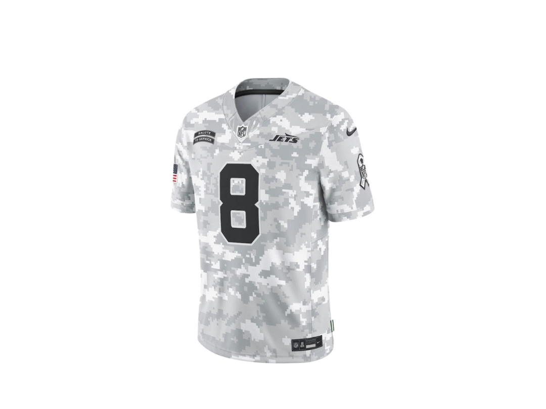 Nike Nike X NFL X New York Jets X Aaron Rodgers Salute To Service Jersey Arctic Camo