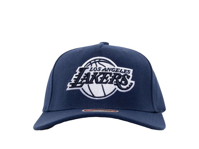 Mitchell & Ness Mitchell & Ness NBA Los Angeles Lakers Nothing But Net Snapback - Navy - Unisex - view 1