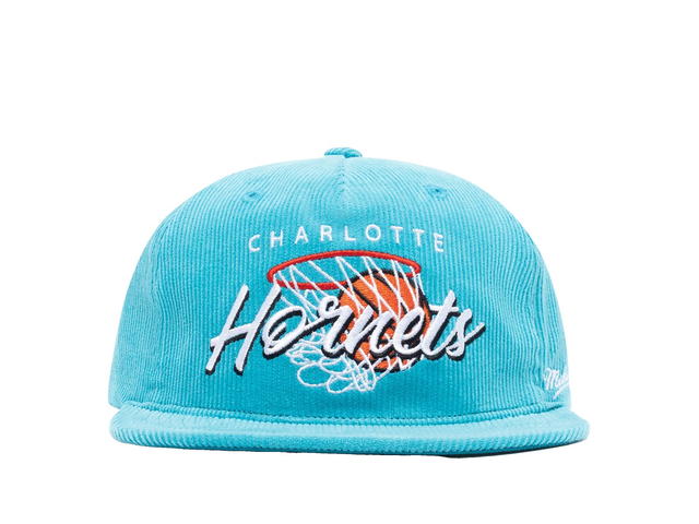 Mitchell & Ness Mitchell & Ness NBA Charlotte Hornets Nothing But Net Snapback - Teal - Unisex - view 1