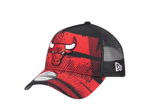 New Era New Era Chicago Bulls Official Team Colour 9FORTY A-Frame Trucker - view 3