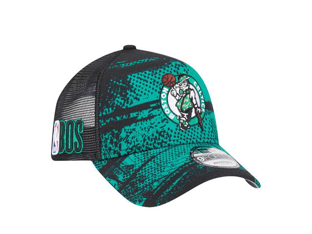 New Era New Era Boston Celtics Official Team Colour 9FORTY A-Frame Trucker - view 1