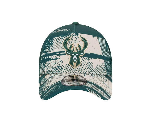 New Era New Era Milwaukee Bucks Official Team Colour 9FORTY A-Frame Trucker - view 2