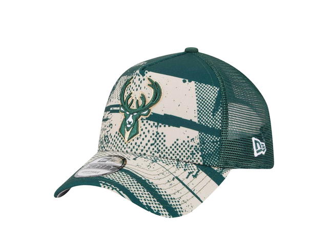 New Era New Era Milwaukee Bucks Official Team Colour 9FORTY A-Frame Trucker - view 3