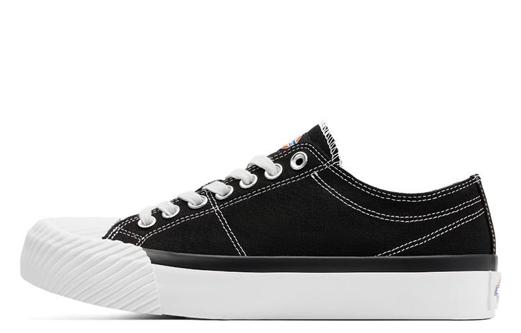 Dickies Dickies Canvas Shoes Unisex Low-Top Black/White