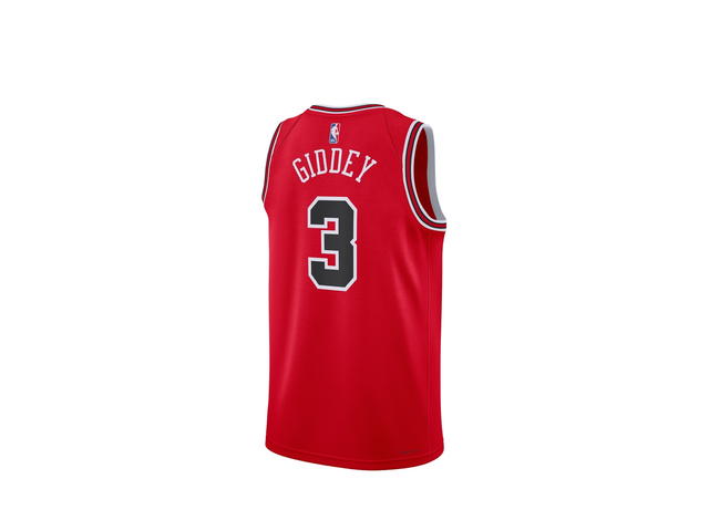 Nike Nike NBA Chicago Bulls Icon Edition Swingman Jersey - Red - Josh Giddey - Unisex - view 2