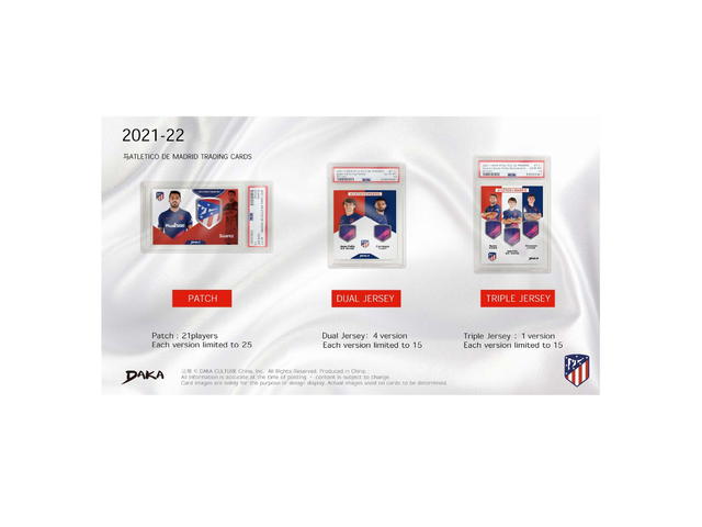 DAKA 2021-22 Daka Atletico De Madrid Trading Cards - view 5