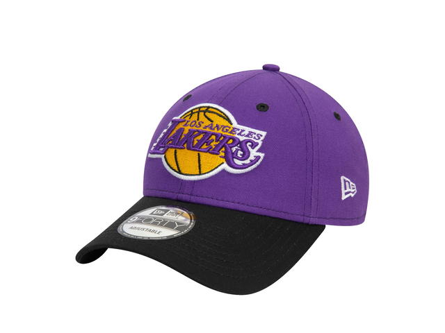 New Era New Era Los Angeles Lakers Purple 9FORTY Cloth Strap - view 1