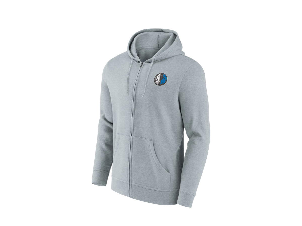 Fanatics Fanatics Unlabeled Dallas Mavericks Primary Logo Full Zip Hoodie - Mens