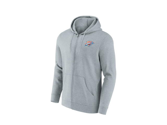 Fanatics Fanatics Unlabeled Oklahoma City Thunder Primary Logo Full Zip Hoodie - Mens - view 1