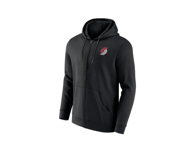 Fanatics Fanatics Unlabeled Portland Trail Blazers Primary Logo Full Zip Hoodie - Mens - view 1
