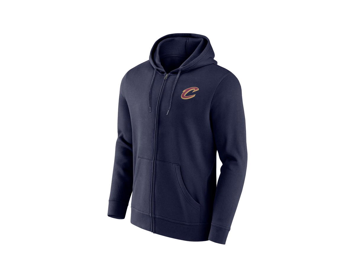 Fanatics Fanatics Unlabeled Cleveland Cavaliers Primary Logo Full Zip Hoodie - Mens