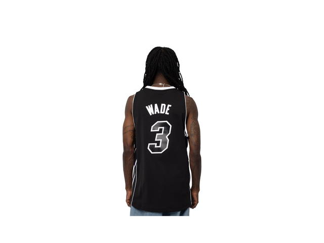 Mitchell & Ness Mitchell & Ness NBA Miami Heat Dwayne Wade Dark 2011 Jersey - view 2