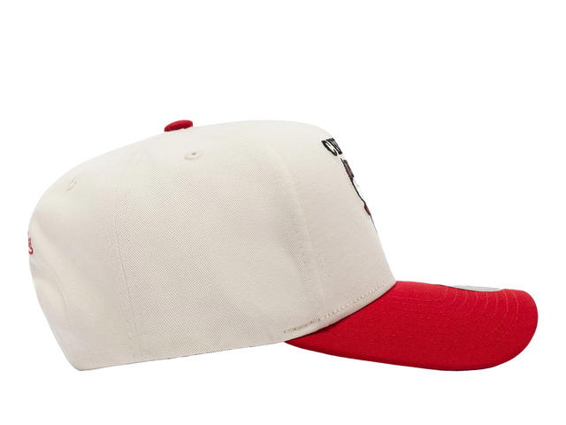 Mitchell & Ness Mitchell & Ness NBA Chicago Bulls Cream/Team Colour Pro Pinch Cap - view 2