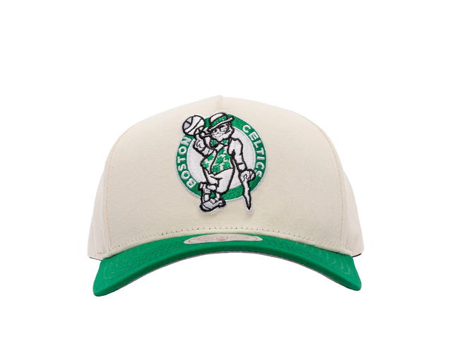 Mitchell & Ness Mitchell & Ness NBA Boston Celtics Cream/Team Colour Pro Pinch Cap - view 1