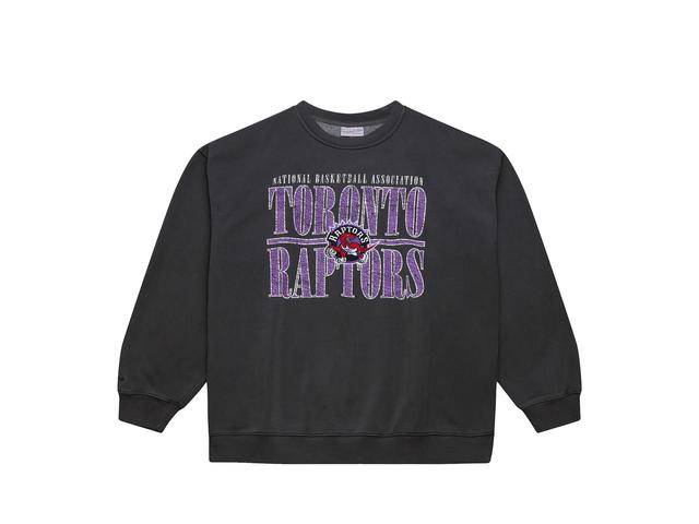 Mitchell & Ness Mitchell & Ness Toronto Raptors Downtown Fleece Vintage Crew - Mens - view 1