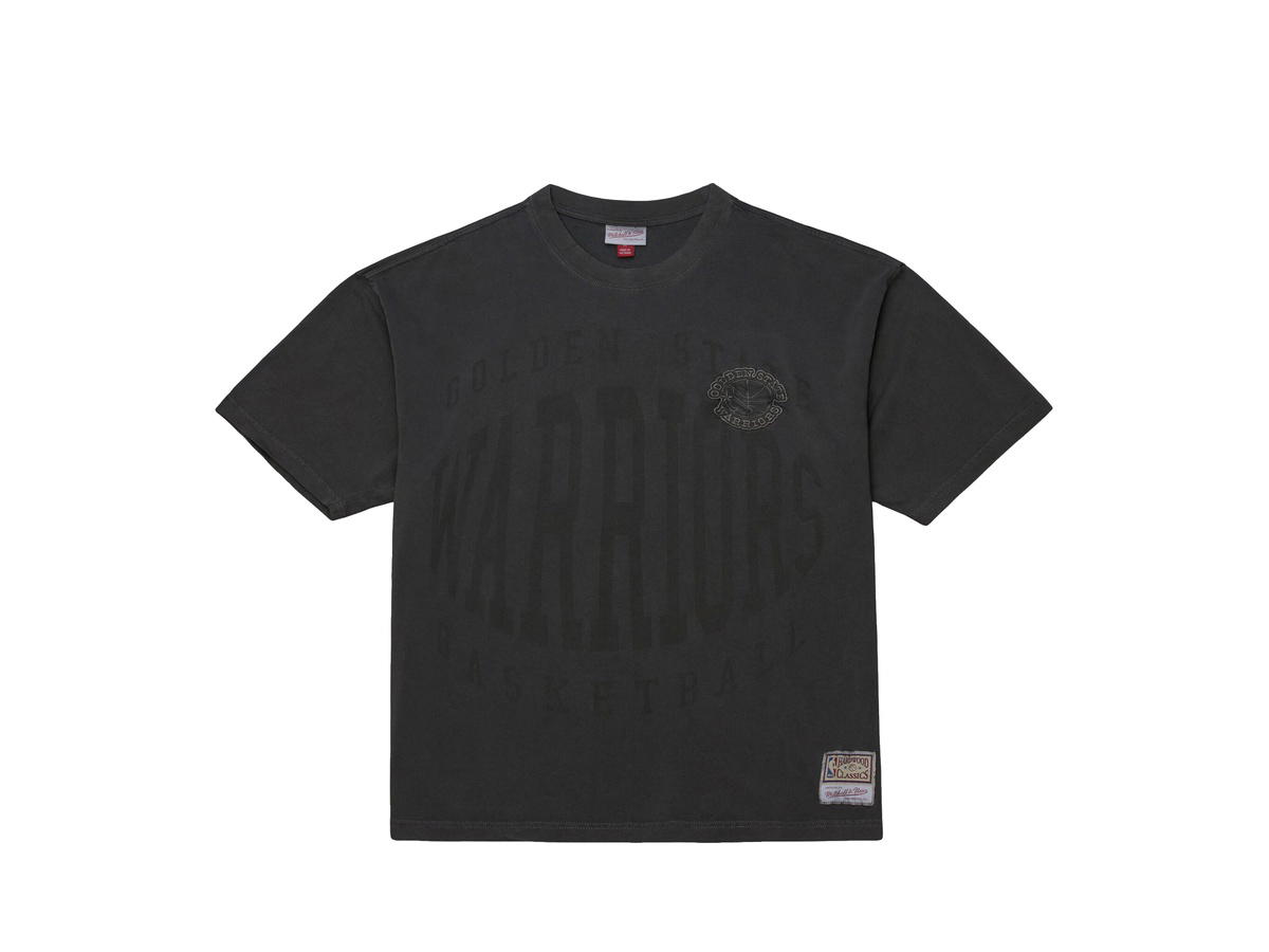 Mitchell & Ness Mitchell & Ness Golden State Warriors Downtown Vintage T-Shirt - Mens