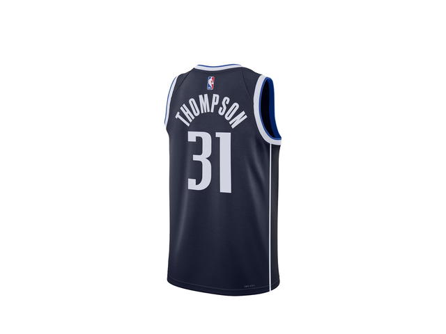 Jordan Jordan Dallas Mavericks Jordan Brand Statement Edition Swingman Jersey - Navy - Klay Thompson - Unisex - view 2