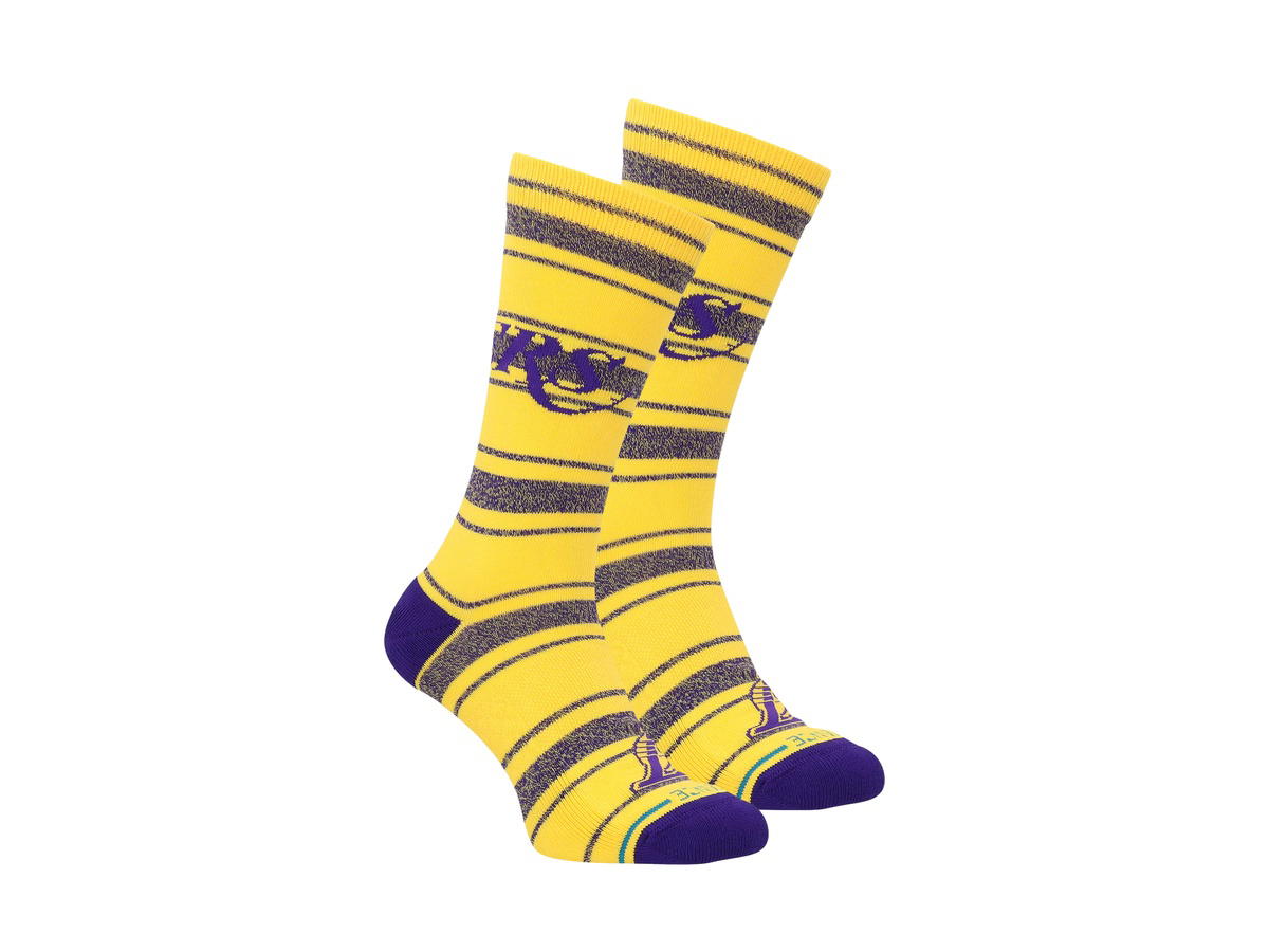 Stance Stance Los Angeles Lakers Stance Homesick Crew Sock - Mens