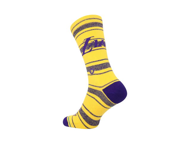 Stance Stance Los Angeles Lakers Stance Homesick Crew Sock - Mens - view 3
