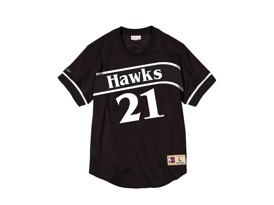 Mitchell & Ness Mitchell & Ness Name & Number Mesh Crewneck/Basketball