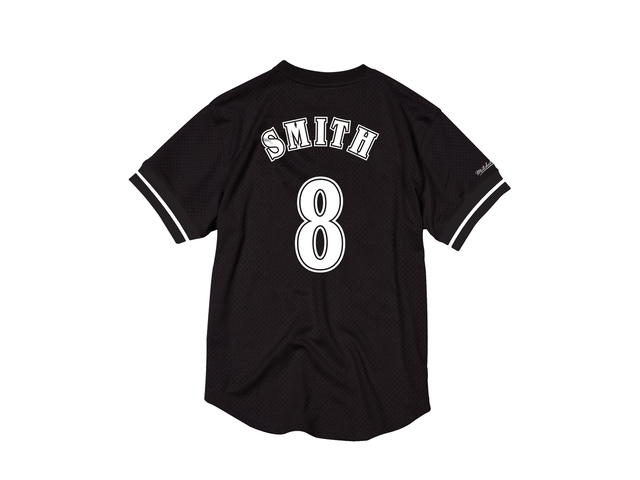 Mitchell & Ness Mitchell & Ness Name & Number Mesh Crewneck/Basketball - view 2