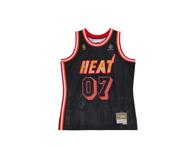 Mitchell & Ness Mitchell & Ness Miami Heat M&N x Nicky Jam Swingman Jersey - view 1
