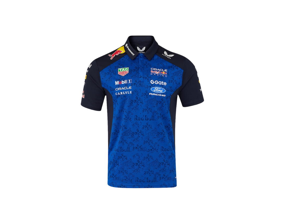 Paul Smith Paul Smith x Castore Oracle Red Bull Racing Polo Shirt Driver Max Verstappen Night Sky