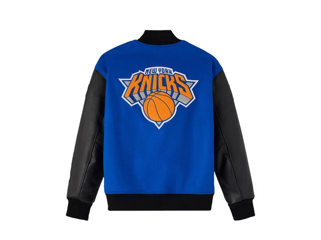 OVO OVO New York Knicks X OVO Raglan Varsity Jacket - Mens - view 2