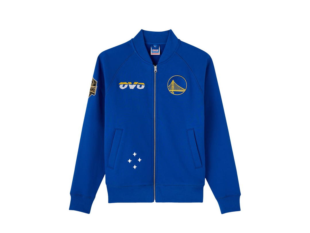 OVO OVO Golden State Warriors X OVO Fleece Zip Jacket - Mens