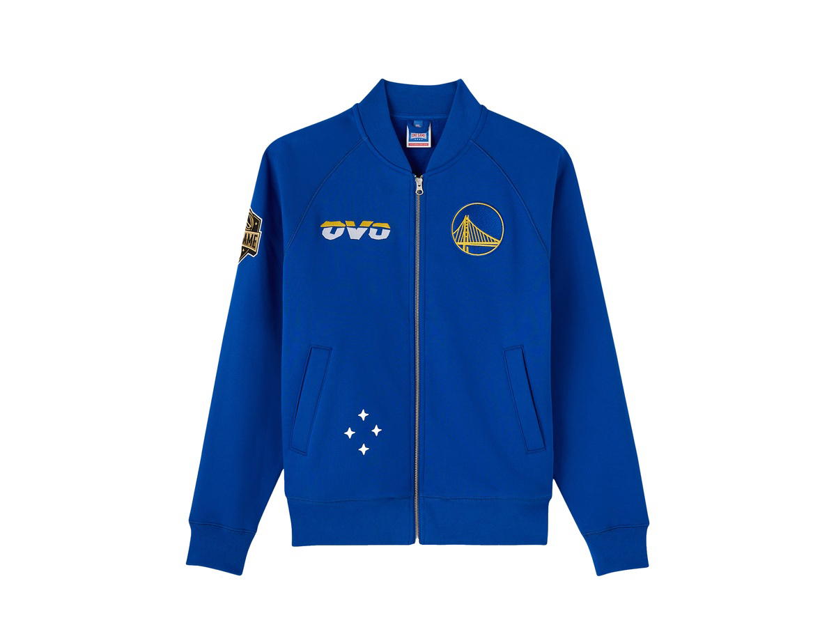 OVO OVO Golden State Warriors X OVO Fleece Zip Jacket - Mens