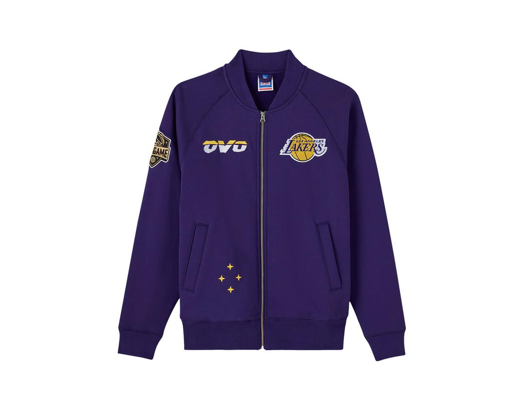 OVO OVO Los Angeles Lakers X OVO Fleece Zip Jacket - Mens