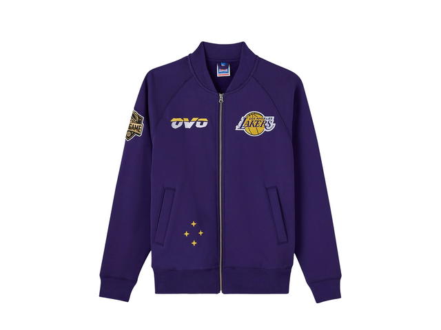 OVO OVO Los Angeles Lakers X OVO Fleece Zip Jacket - Mens - view 1