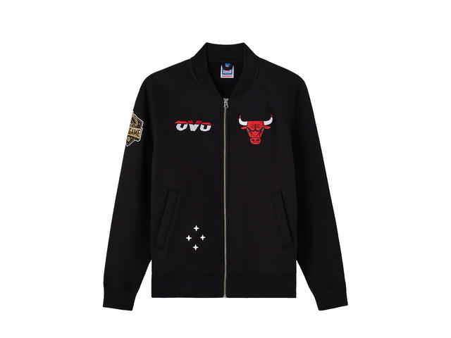 OVO OVO Chicago Bulls X OVO Fleece Zip Jacket - Mens - view 1