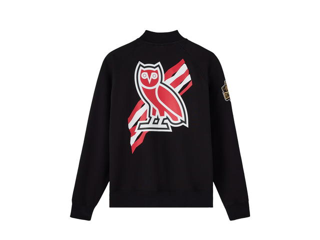 OVO OVO Chicago Bulls X OVO Fleece Zip Jacket - Mens - view 2