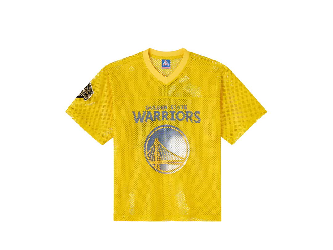 OVO OVO Golden State Warriors X OVO Mesh Football Jersey - Mens