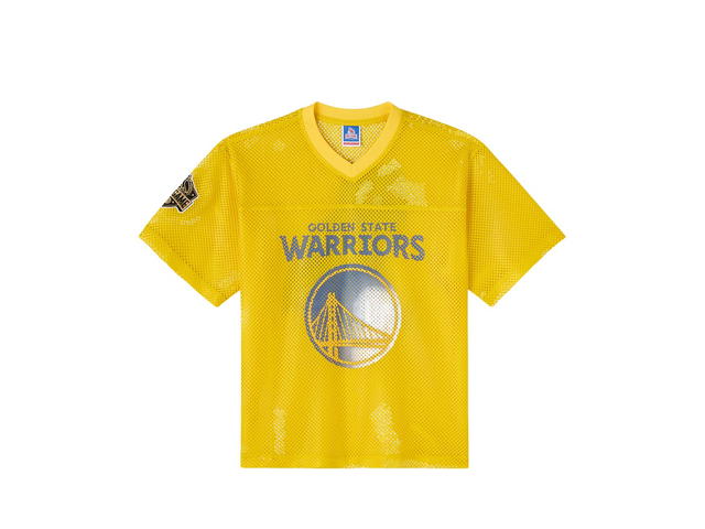 OVO OVO Golden State Warriors X OVO Mesh Football Jersey - Mens - view 1