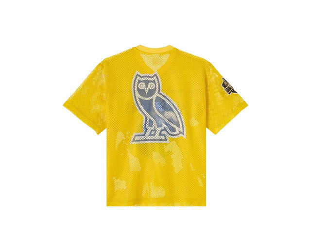 OVO OVO Golden State Warriors X OVO Mesh Football Jersey - Mens - view 2