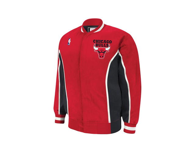Mitchell & Ness Mitchell & Ness Chicago Bulls Authentic Warm Up Jacket - Mens - view 1