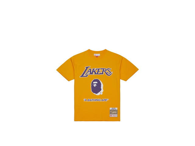 Mitchell & Ness Mitchell & Ness Los Angeles Lakers NBA BAPE x Short Sleeve Tee - view 1