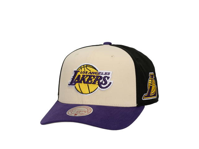 Mitchell & Ness Mitchell & Ness Los Angeles Lakers Brushed Off Pro Snapback - Mens - view 1