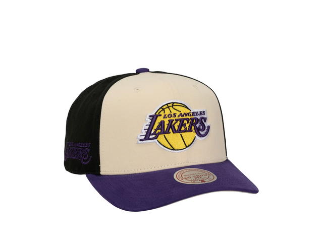 Mitchell & Ness Mitchell & Ness Los Angeles Lakers Brushed Off Pro Snapback - Mens - view 2