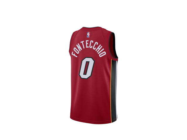 Jordan Jordan Miami Heat Jordan Brand Statement Edition Swingman Jersey - Red - Simone Fontecchio - Unisex - view 2